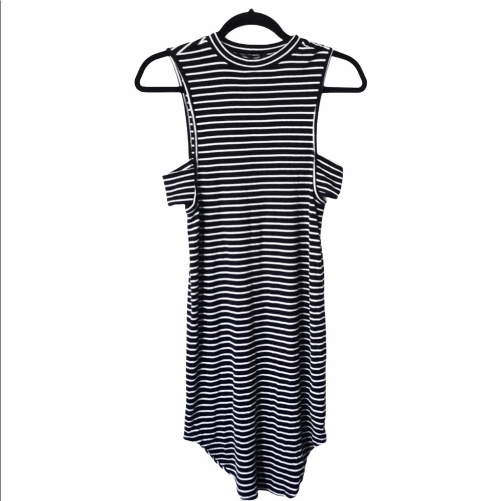 Romeo & Juliet Couture Striped Sleeveless BodyCon Dress